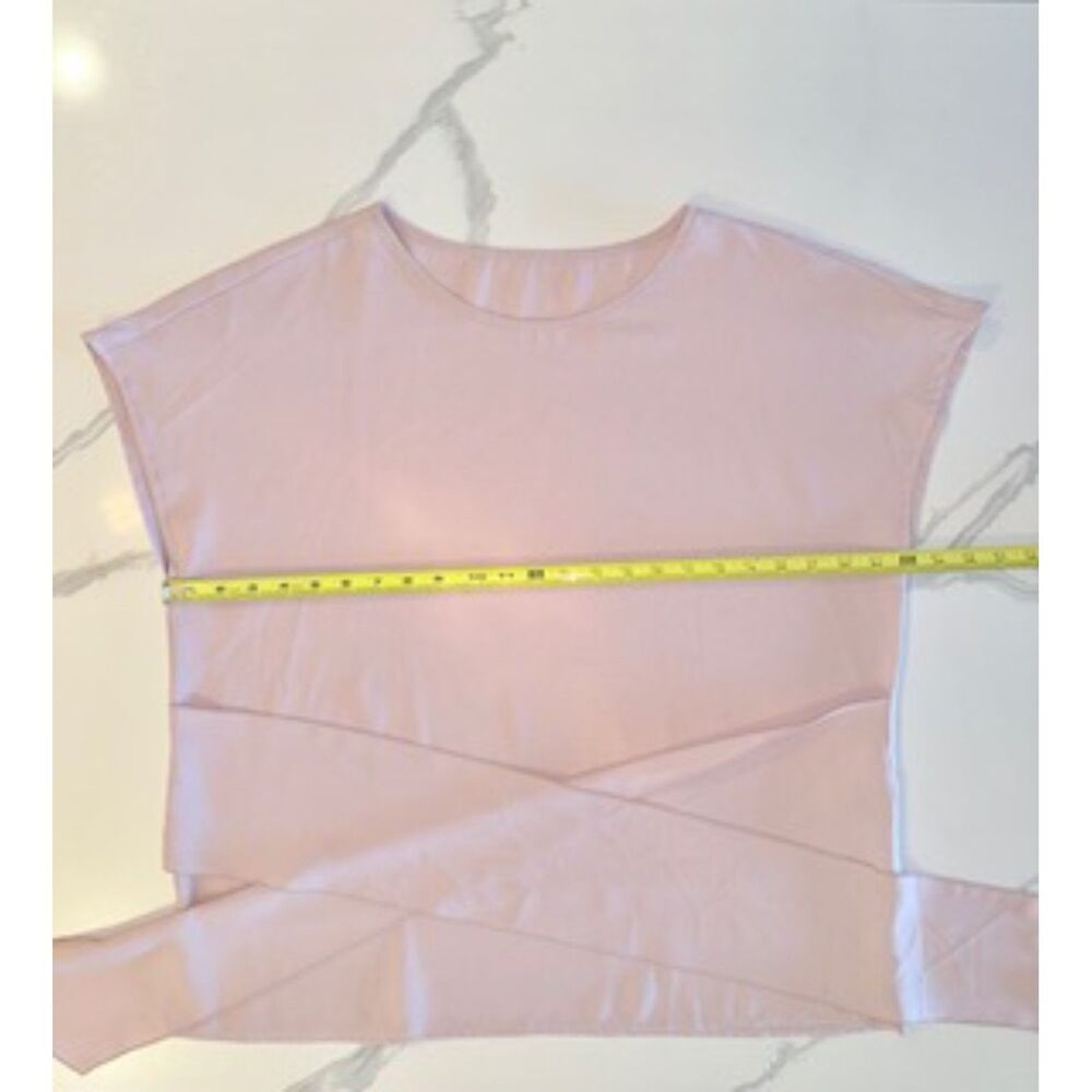 Shein Clasi Women's Batwing Sleeve Dusty Pink Blouse and Wide Leg Pants Set XL - Picture 6 of 11